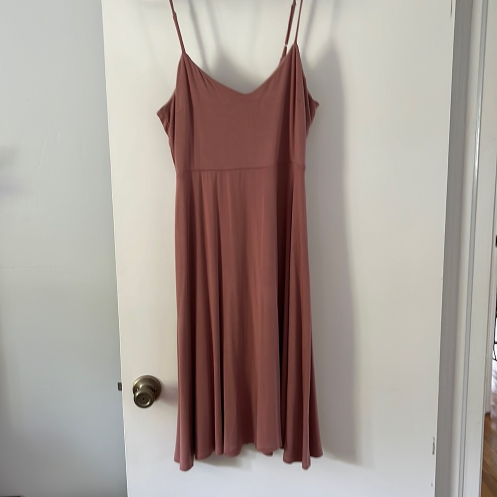 Midi, blush Cami dress